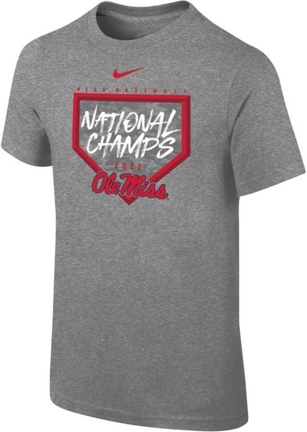 Nike Youth Ole Miss Rebels 2022 NCAA Baseball Men's College World Series Champions T-Shirt product image