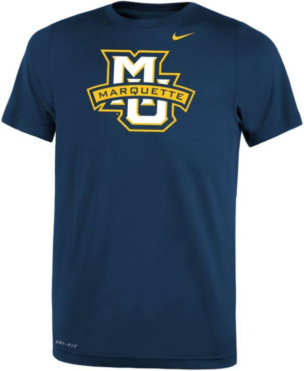 Nike Youth Marquette Golden Eagles Blue Dri-FIT Legend 2.0 T-Shirt product image
