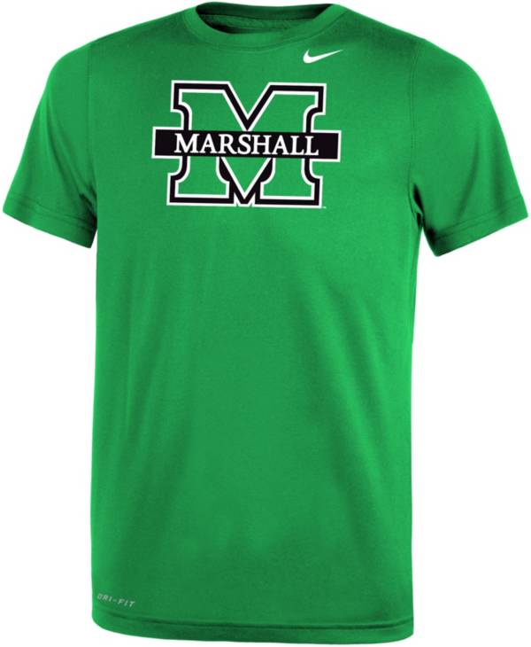 Nike Youth Marshall Thundering Herd Green Dri-FIT Legend 2.0 T-Shirt