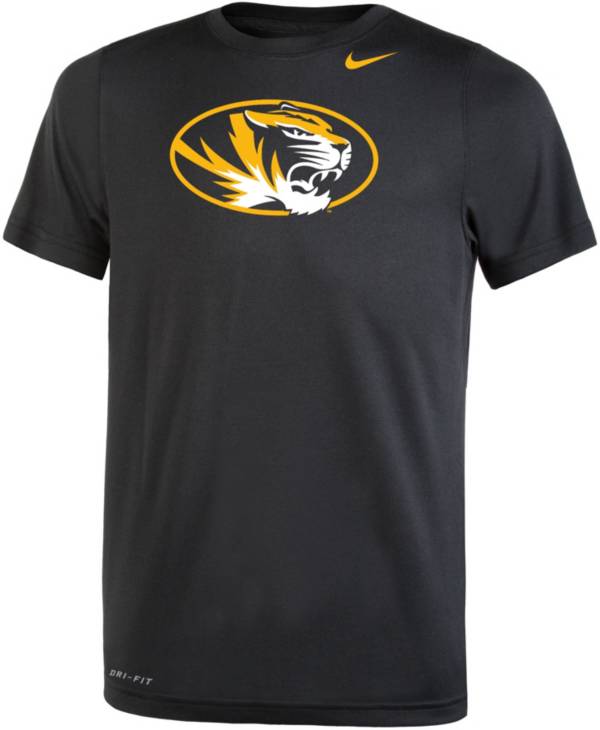 Nike Youth Missouri Tigers Black Dri-FIT Legend 2.0 T-Shirt