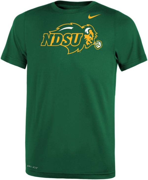 Nike Youth North Dakota State Bison Green Dri-FIT Legend 2.0 T-Shirt