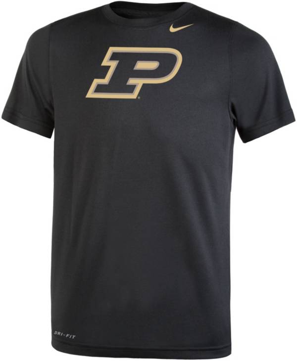 Nike Youth Purdue Boilermakers Black Dri-FIT Legend 2.0 T-Shirt