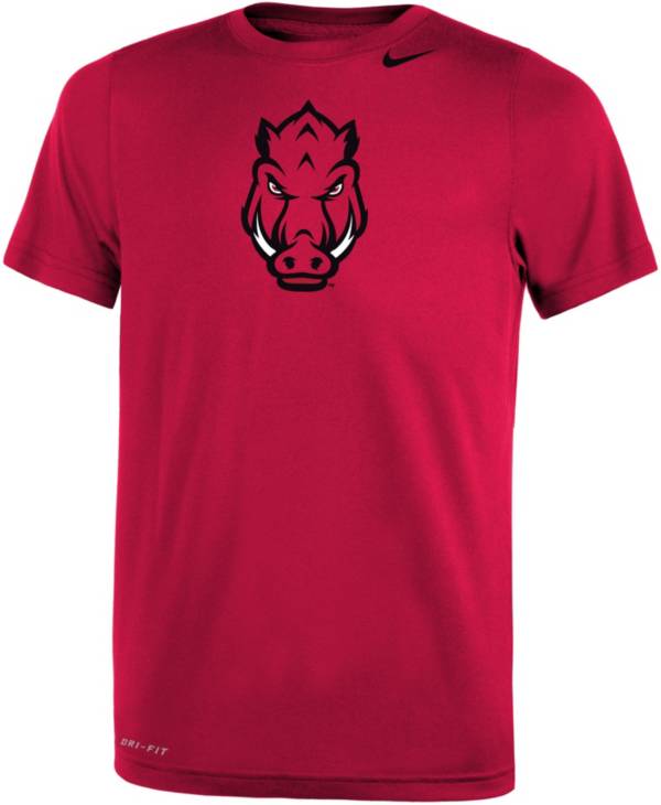 Nike Youth Arkansas Razorbacks Cardinal Dri-FIT Legend 2.0 T-Shirt