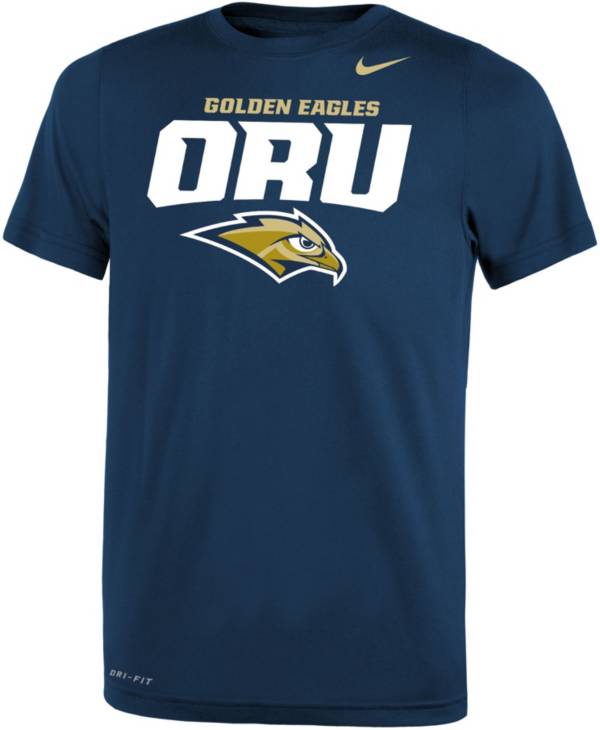 Nike Youth Oral Roberts Golden Eagles Navy Blue Dri-FIT Legend 2.0 T-Shirt