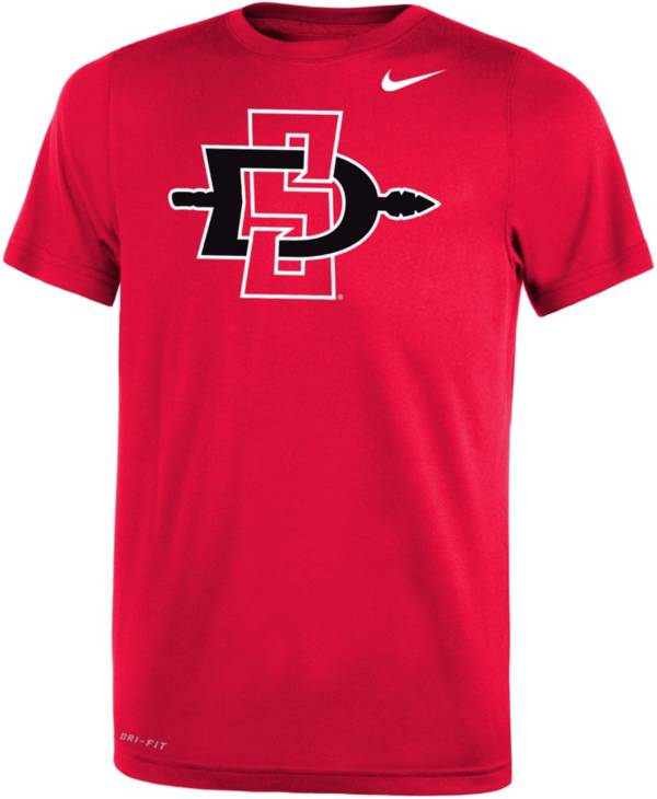 Nike Youth San Diego State Aztecs Scarlet Dri-FIT Legend 2.0 T-Shirt