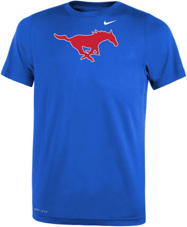 Nike Youth Southern Methodist Mustangs Blue Dri-FIT Legend 2.0 T-Shirt product image