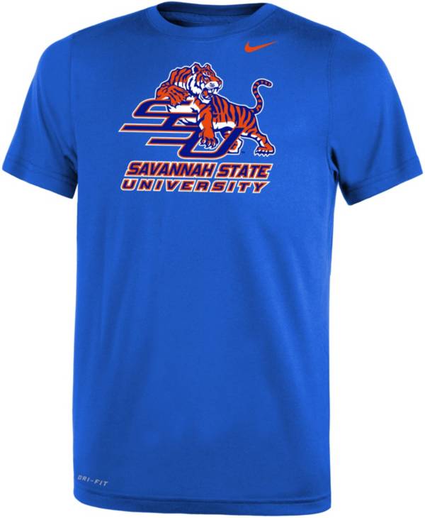Nike Youth Savannah State Tigers Reflex Blue Dri-FIT Legend 2.0 T-Shirt ...