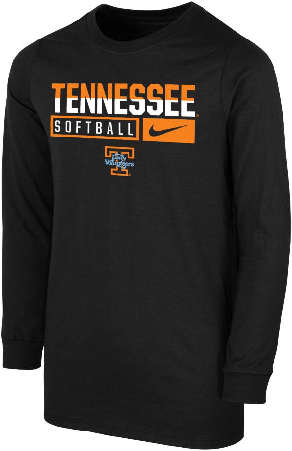 Nike Youth Tennessee Lady Volunteers Black Softball Long Sleeve T-Shirt