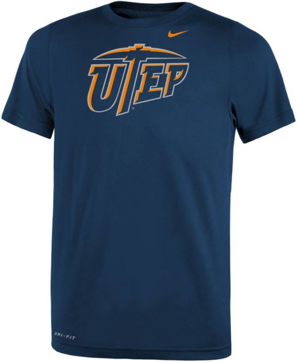 Nike Youth UTEP Miners Navy Dri-FIT Legend 2.0 T-Shirt