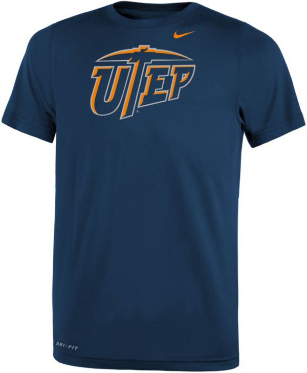 Nike Youth UTEP Miners Navy Dri-FIT Legend 2.0 T-Shirt product image