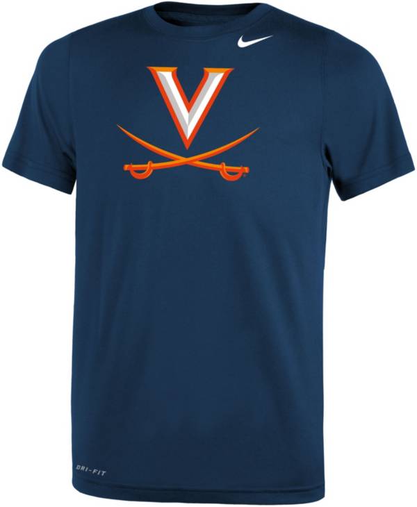 Nike Youth Virginia Cavaliers Blue Dri-FIT Legend 2.0 T-Shirt