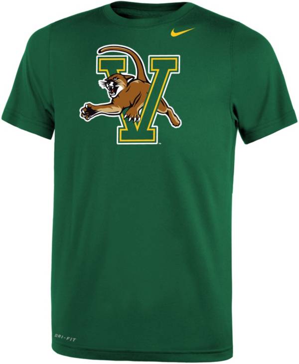 Nike Youth Vermont Catamounts Green Dri-FIT Legend 2.0 T-Shirt