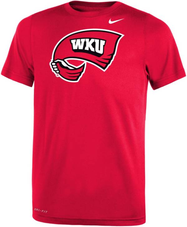 Nike Youth Western Kentucky Hilltoppers Red Dri-FIT Legend 2.0 T-Shirt product image