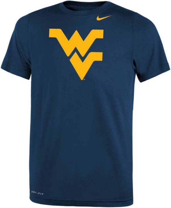 Nike Youth West Virginia Mountaineers Blue Dri-FIT Legend 2.0 T-Shirt