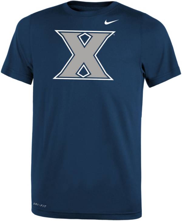 Nike Youth Xavier Musketeers Blue Dri-FIT Legend 2.0 T-Shirt