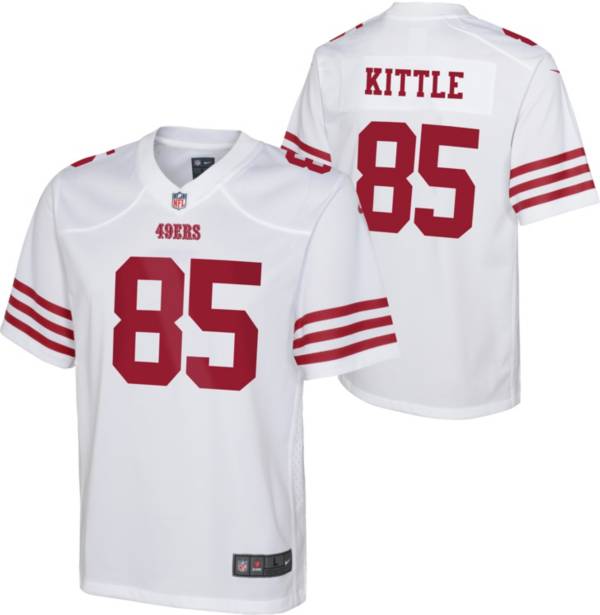 Nike Youth San Francisco 49ers George Kittle #85 White Game Jersey