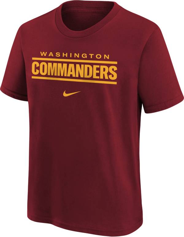 Nike Youth Washington Commanders Wordmark Red T-Shirt