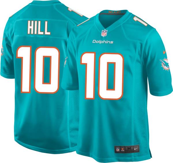 Nike Youth Miami Dolphins Tyreek Hill #10 Aqua Game Jersey product image