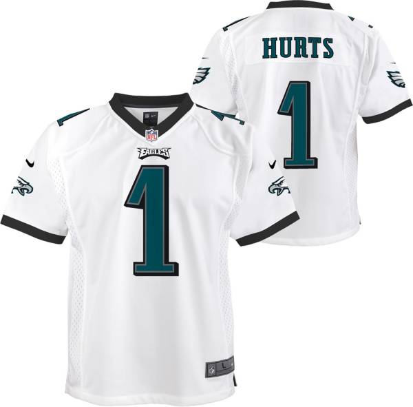 Nike Youth Philadelphia Eagles Jalen Hurts #1 White Game Jersey product image