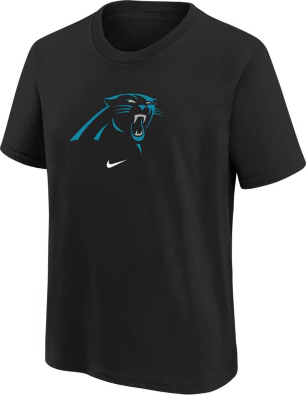 Nike Youth Carolina Panthers Logo Black Cotton T-Shirt | Dick's ...