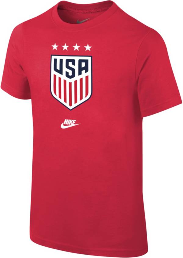Nike Youth USMNT Crest Red T-Shirt product image