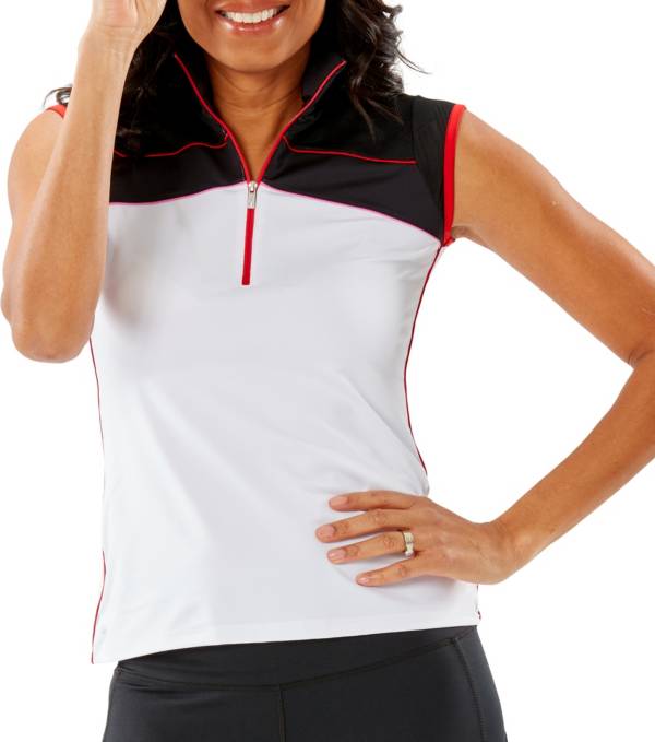 Nancy Lopez Women's Kiss Sleeveless Golf Polo