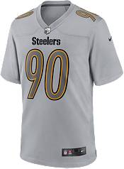 Nike Men's Pittsburgh Steelers T.J. Watt #99 Atmosphere Grey Game Jersey product image