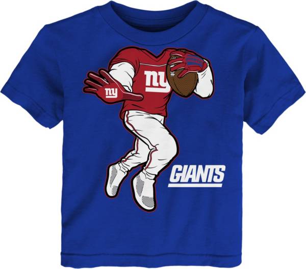 NFL Team Apparel Toddler New York Giants Stiff Arm Royal T-Shirt product image