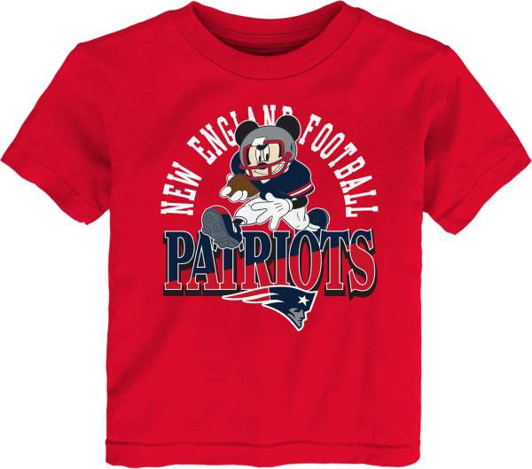 NFL Team Apparel Toddler New England Patriots Disney Number Red T-Shirt product image