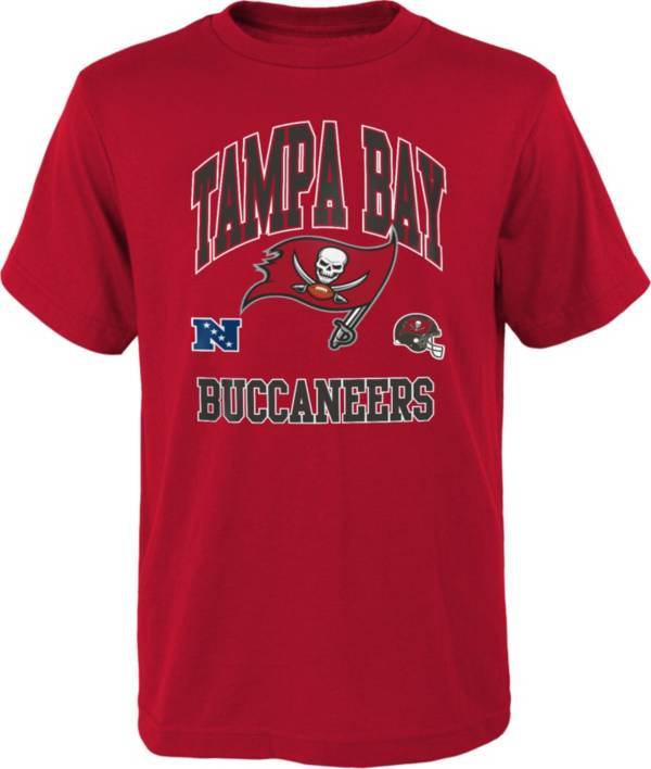 NFL Team Apparel Youth Tampa Bay Buccaneers Official Business Red T-Shirt product image