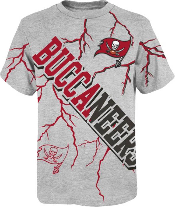 NFL Team Apparel Youth Tampa Bay Buccaneers Highlights Grey T-Shirt product image