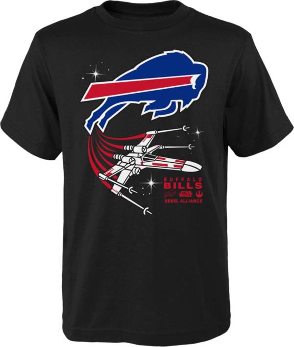 NFL Team Apparel Youth Buffalo Bills Star Wars Rebel Alliance Black T-Shirt product image