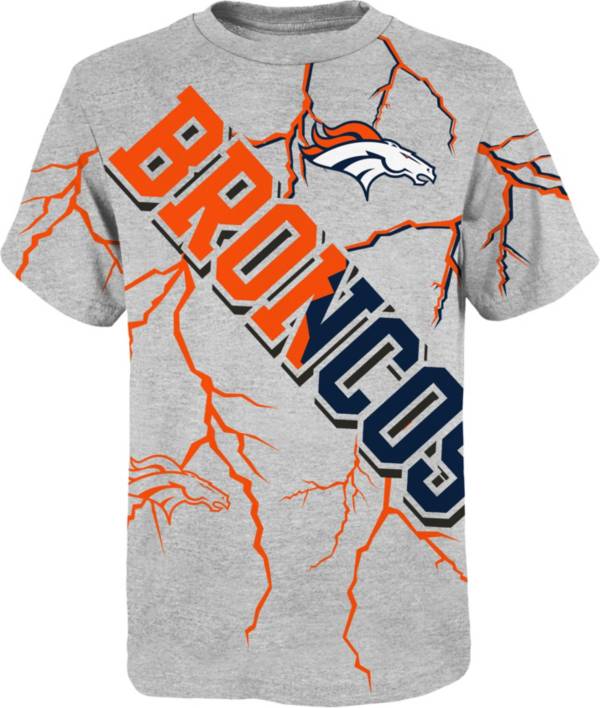 Men's NFL x Staple Orange Denver Broncos All Over Print Pullover