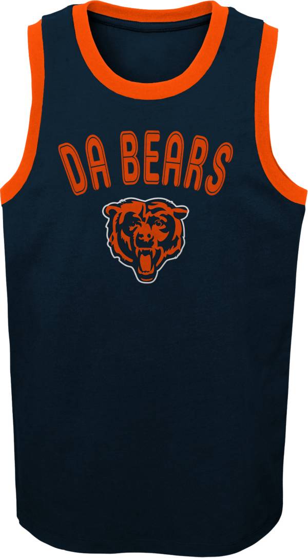 NFL Team Apparel Youth Chicago Bears Striker Navy Tank Top product image