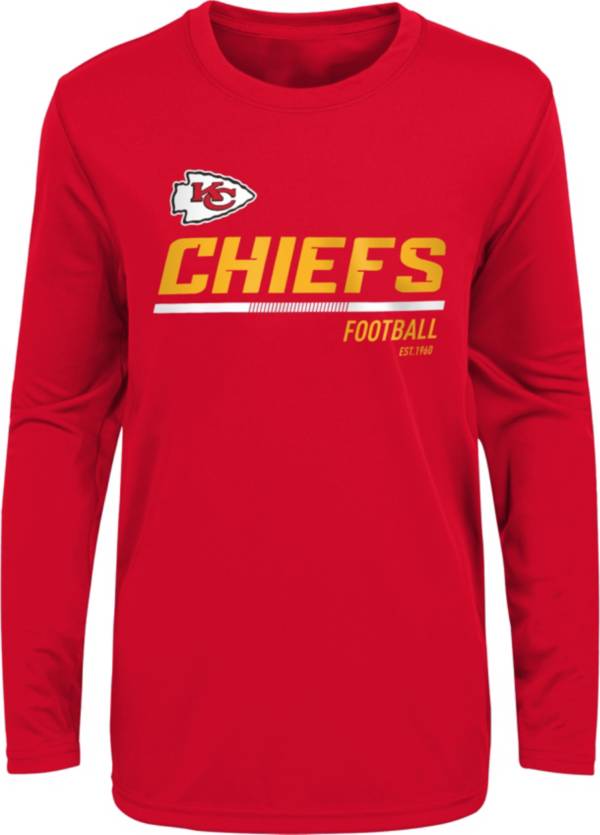 NFL Team Apparel Little Kids' Kansas City Chiefs Engage Red Long Sleeve T-Shirt product image