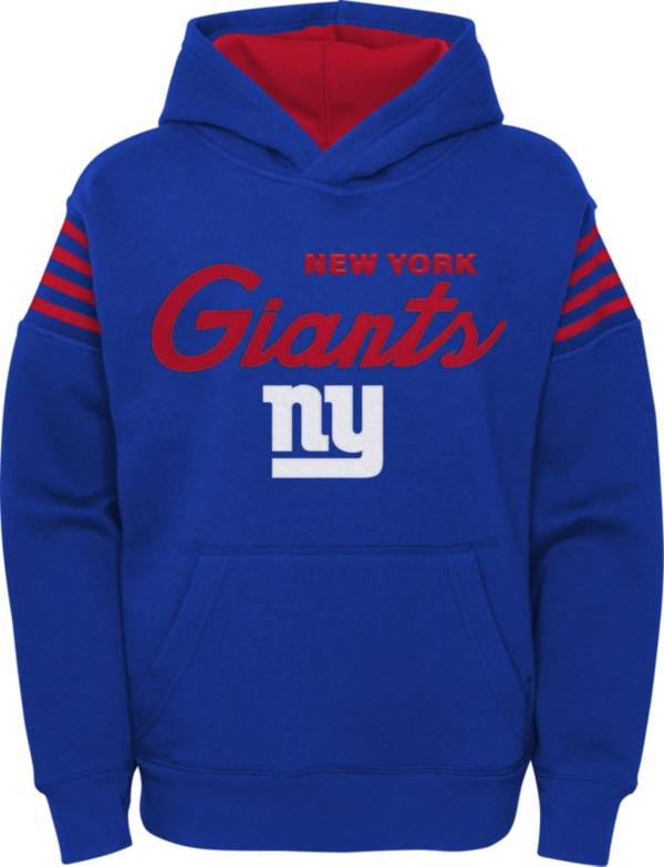 NFL Team Apparel Youth New York Giants Champ Is Here Royal Hoodie product image