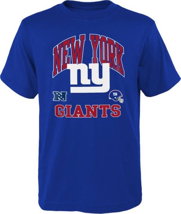 NFL Team Apparel Youth New York Giants Official Business Royal T-Shirt product image