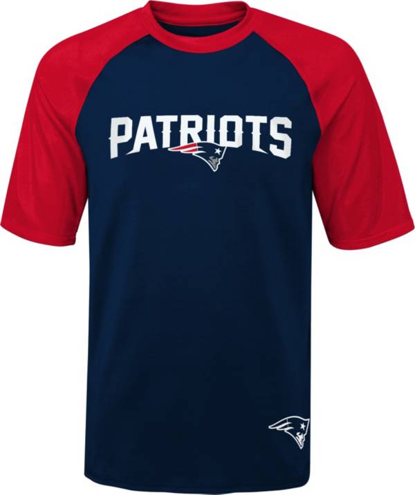 NFL Team Apparel Youth New England Patriots Rash Guard Navy T-Shirt