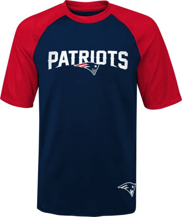 NFL Team Apparel Youth New England Patriots Rash Guard Navy T-Shirt product image