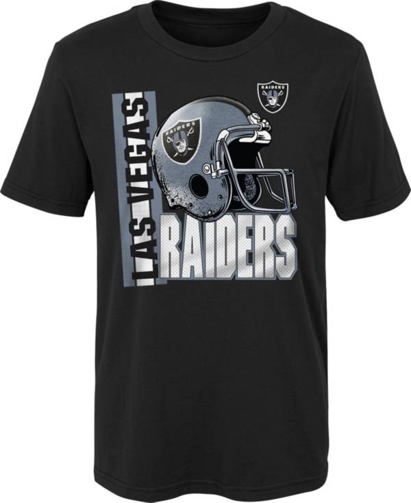 NFL Team Apparel Little Kids' Las Vegas Raiders Draft Pick Black T-Shirt product image