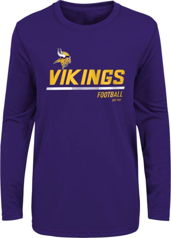 NFL Team Apparel Little Kids' Minnesota Vikings Engage Purple Long Sleeve T-Shirt product image