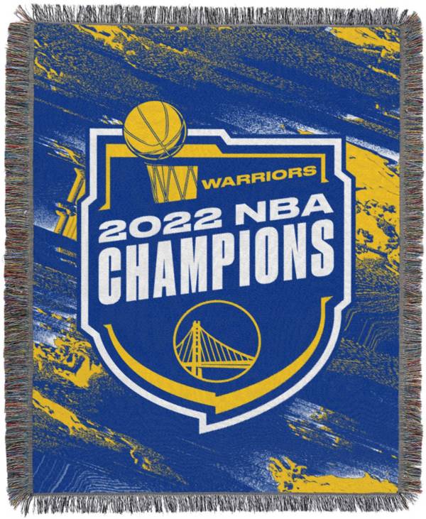 TheNorthwest 2022 NBA Champions Golden State Warriors Woven Tapestry Throw Blanket product image