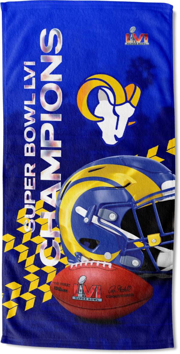 TheNorthwest 2021 Super Bowl LVI Champions Los Angeles Rams Beach Towel