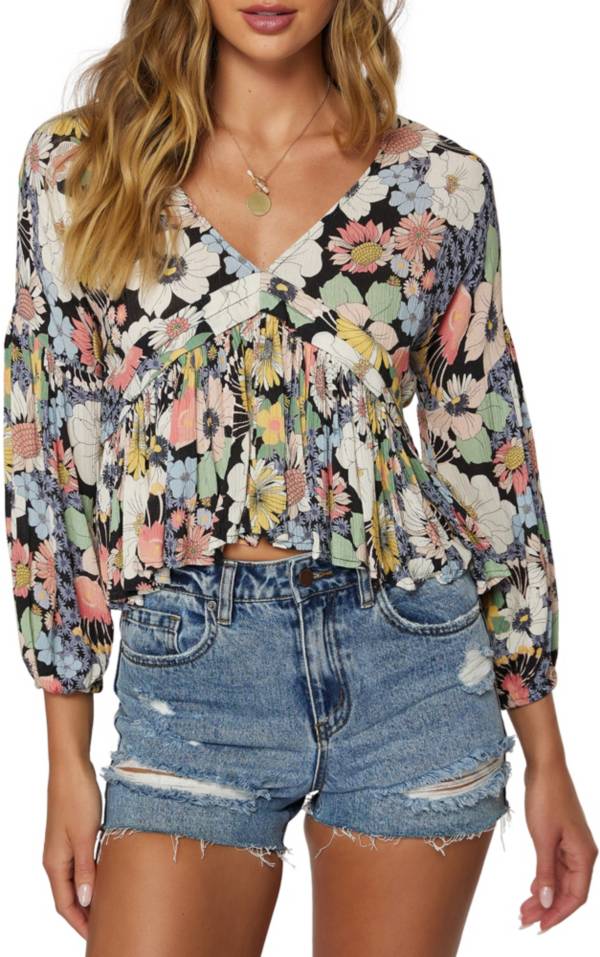 O'Neill Women's Mary Woven Long Sleeve Shirt