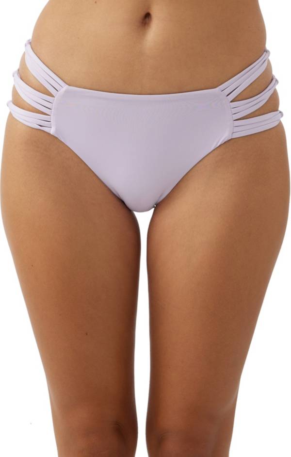 O'Neill Women's Saltwater Solids Boulders Strappy Side Bikini Bottoms
