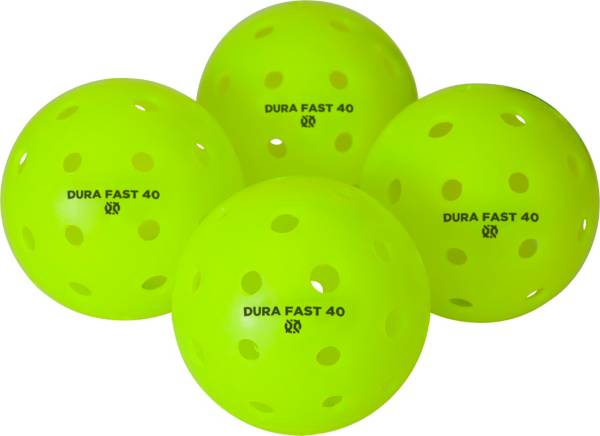 Set of 6 for sale online yellow Original Dura Pickleball Outdoor Balls Durafast 40 Tournament 