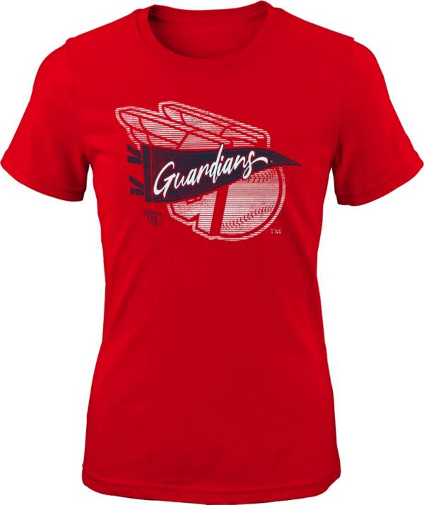Outerstuff Girls' Cleveland Guardians Red T-Shirt