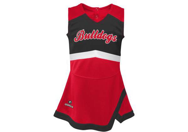 Outerstuff Girls Georgia Bulldogs Red Cheer Dress