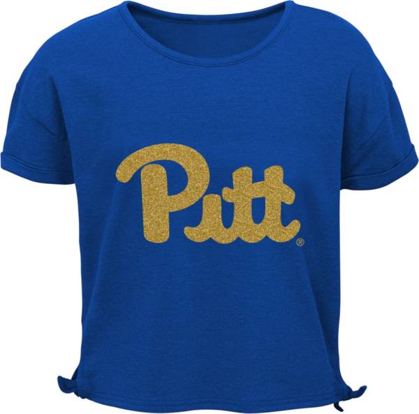 Outerstuff Girls Pitt Panthers Blue Love Tie T-Shirt