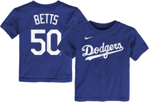 Outerstuff Toddler Los Angeles Dodgers Mookie Betts #50 Dodger Blue T-Shirt